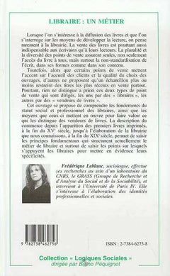 libraire : un métier