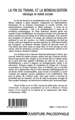 LA FIN DU TRAVAIL ET LA MONDIALISATION