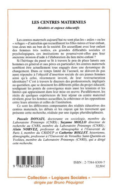 Les centres maternels - réalités et enjeux éducatifs