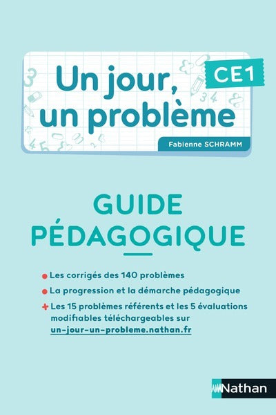 Un jour, un problème CE1 - Guide pédagogique