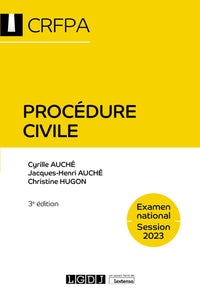 Procédure civile - CRFPA - Examen national Session 2023
