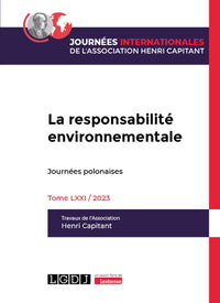 La responsabilité environnementale