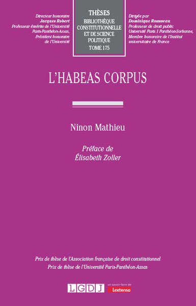 L'HABEAS CORPUS