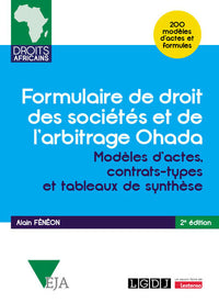Formulaire de droit des sociétés et de l'arbitrage Ohada