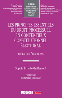Les principes essentiels du droit processuel en contentieux constitutionnel électoral