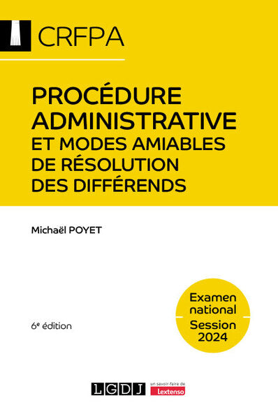 Procédure administrative et modes amiables de résolution des différends
