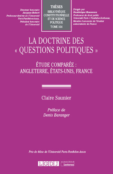 La doctrine des questions politiques