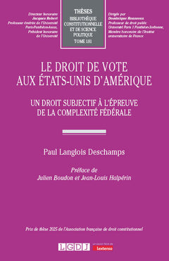 Le droit de vote aux États-Unis d'Amérique