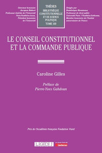 Le conseil constitutionnel et la commande publique