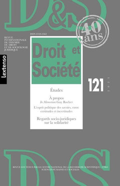 Revue Droit et Société 121/2025
