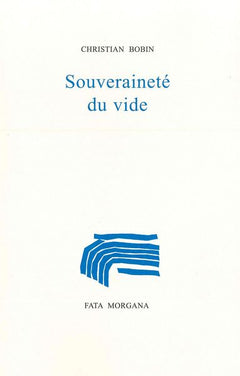souveraineté du vide / lettres d'or