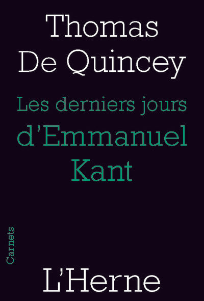Les derniers jours d'Emmanuel Kant