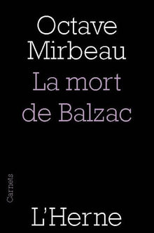 La mort de Balzac