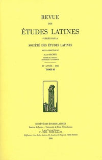 Revue des études latines