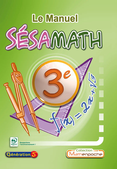 Le Manuel Sésamath 3e