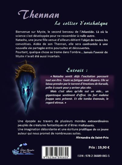 Thennan. Le collier d'orichalque