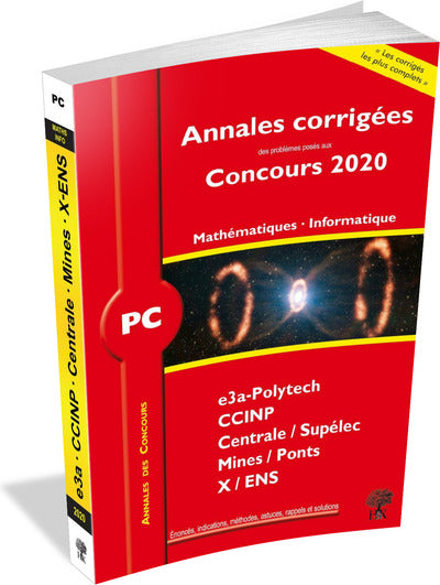 Annales corrigées Concours 2020 - PC Mathématiques - Informatique