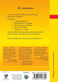20 dissertations culture générale 2016-2017 en prépa commerciale La porole