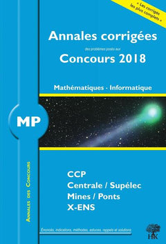 Annales corrigées concours 2018 MP