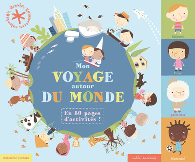 Mon voyage autour du monde en 80 pages d'activités