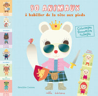 50 animaux à habiller de la tête aux pieds