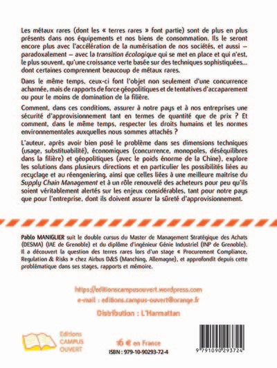 Métaux rares et terres rares