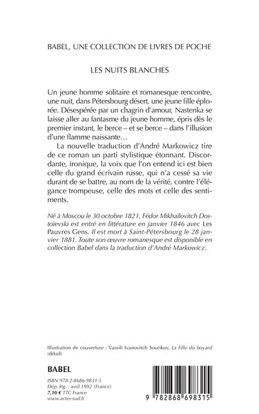 Les nuits blanches - Le sous-sol