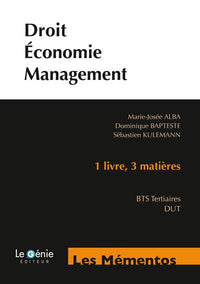 Droit, économie et management