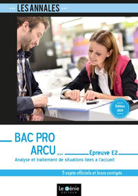Bac Pro ARCU - Épreuve E2
