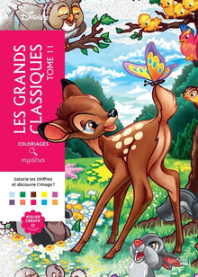 Coloriages mystères Disney - Les Grands classiques Tome 11