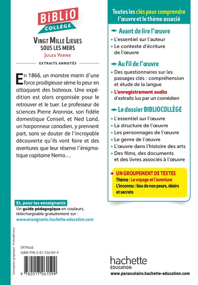 Bibliocollège - Vingt mille lieues sous les mers