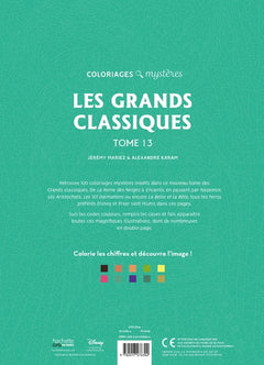 Coloriages mystères Disney - Grands classiques Tome 13