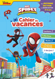Spidey et ses amis extraordinaires - De la MS à la GS - Cahier de vacances 2025
