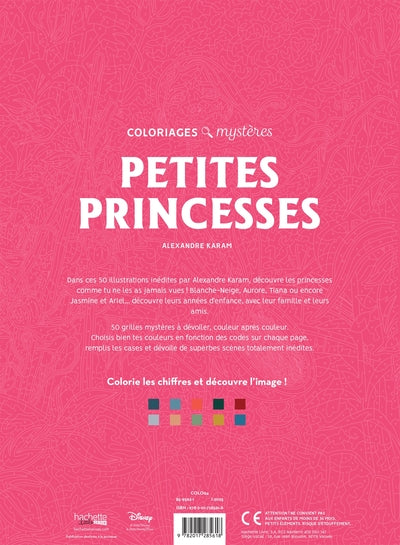 Coloriages mystères Disney - Petites princesses