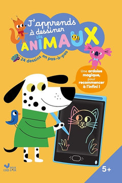 Ardoise magique - J'apprends à dessiner les animaux
