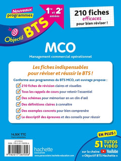 Objectif BTS MCO - 210 fiches efficaces pour bien réviser