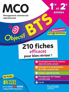 Objectif BTS MCO - 210 fiches efficaces pour bien réviser