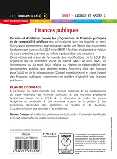 Fondamentaux  - Finances publiques : droit budgétaire, comptabilité publique 2025-2026