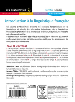 Fondamentaux - Introduction à la linguistique française