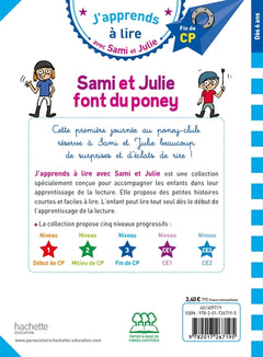 Sami et Julie CP niveau 3 Sami et Julie font du poney