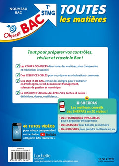 Objectif BAC 2025 - Tle STMG Toutes les matières