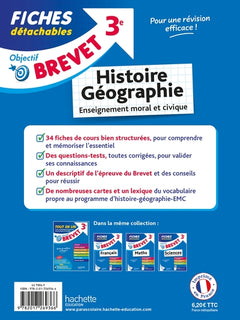 Objectif Brevet - Fiches Histoire-Géographie-EMC 3e