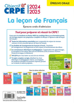 Objectif CRPE 2025 - Français - La leçon - épreuve orale d'admission