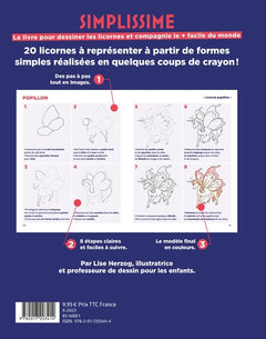 Le livre pour dessiner les licornes et compagnie