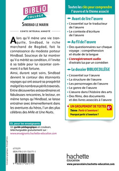 BiblioCollège, Sindbad le marin, Traduction Antoine Galland