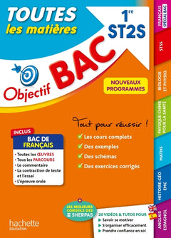 Objectif Bac 2025 - 1re ST2S