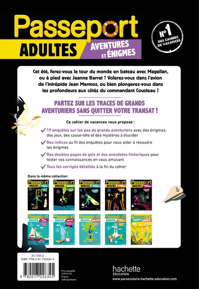 Passeport Adultes - Aventures et énigmes - Cahier de vacances 2025