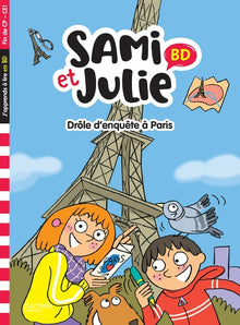 Sami et Julie BD Fin de CP-CE1 - Drôle d'enquête à Paris
