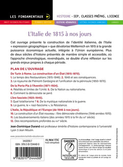 Fondamentaux - L'Italie de 1815 à nos jours