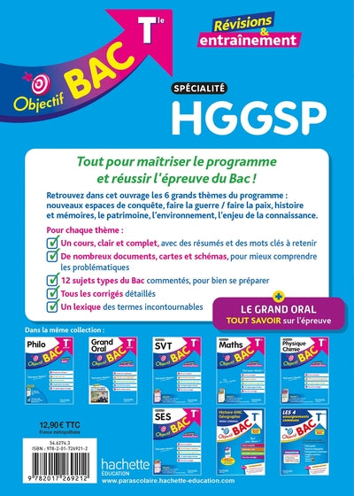 Objectif BAC Tle spécialité HGGSP BAC 2025